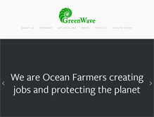 Tablet Screenshot of greenwave.org